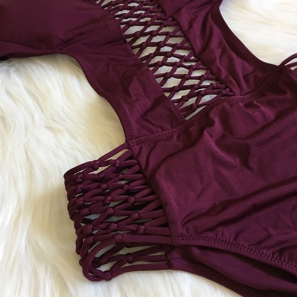 Macrame One-Piece - Picture 2 of 8